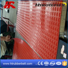 Red Color Industrial SBR Rubber Sheet Roll Mat